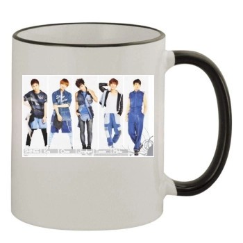 SHINee 11oz Colored Rim & Handle Mug