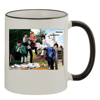 SHINee 11oz Colored Rim & Handle Mug