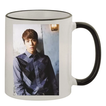 SHINee 11oz Colored Rim & Handle Mug