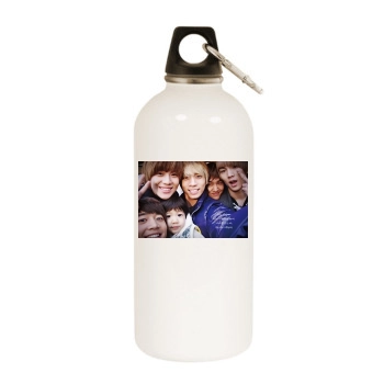 SHINee White Water Bottle With Carabiner