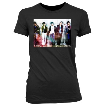 SHINee Women's Junior Cut Crewneck T-Shirt