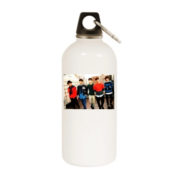 SHINee White Water Bottle With Carabiner