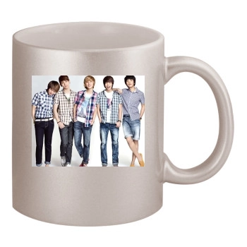 SHINee 11oz Metallic Silver Mug