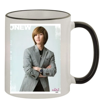 SHINee 11oz Colored Rim & Handle Mug