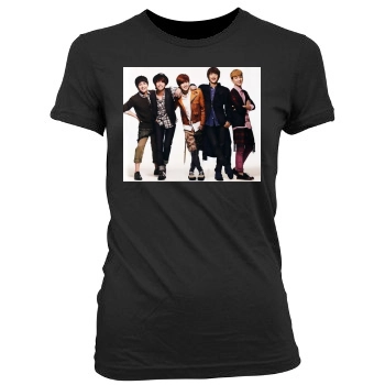 SHINee Women's Junior Cut Crewneck T-Shirt