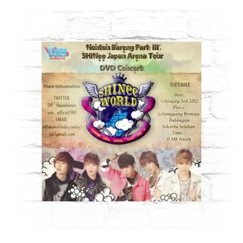 SHINee Metal Wall Art