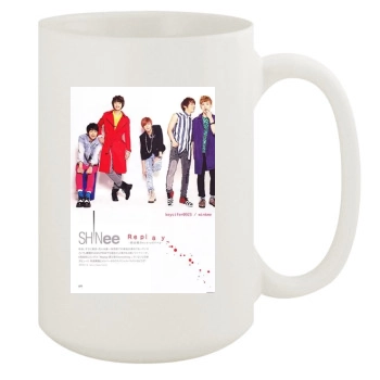 SHINee 15oz White Mug