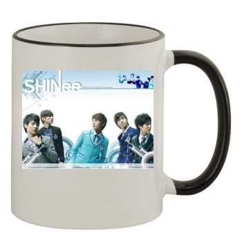 SHINee 11oz Colored Rim & Handle Mug