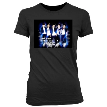 SHINee Women's Junior Cut Crewneck T-Shirt