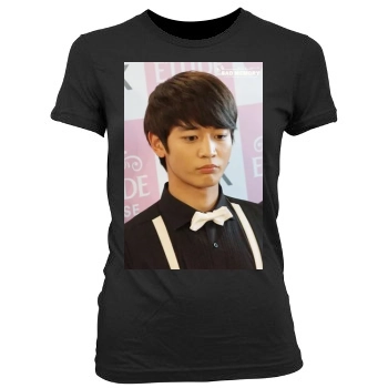 SHINee Women's Junior Cut Crewneck T-Shirt