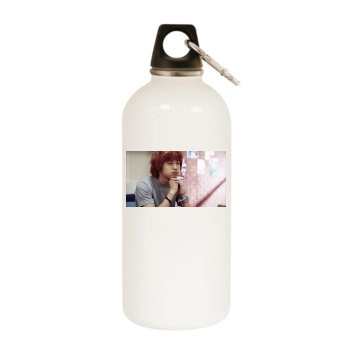 SHINee White Water Bottle With Carabiner