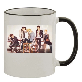 SHINee 11oz Colored Rim & Handle Mug