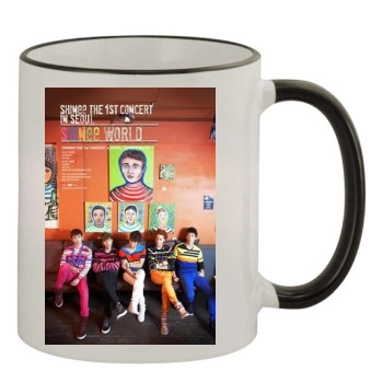 SHINee 11oz Colored Rim & Handle Mug