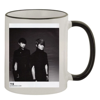 SHINee 11oz Colored Rim & Handle Mug