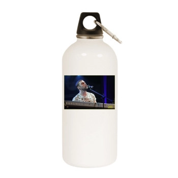 Karmin White Water Bottle With Carabiner