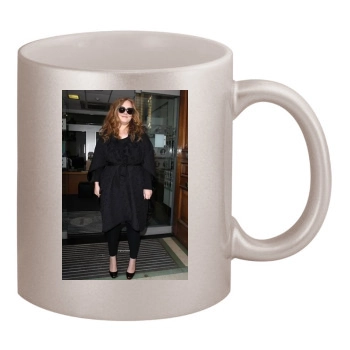 Adele 11oz Metallic Silver Mug