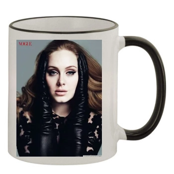 Adele 11oz Colored Rim & Handle Mug