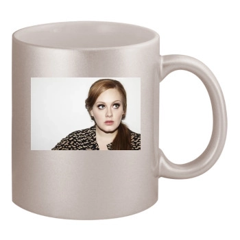 Adele 11oz Metallic Silver Mug