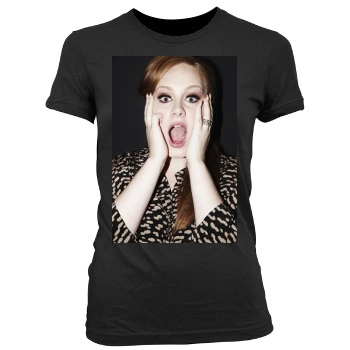 Adele Women's Junior Cut Crewneck T-Shirt