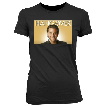 Bradley Cooper Women's Junior Cut Crewneck T-Shirt