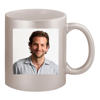 Bradley Cooper 11oz Metallic Silver Mug