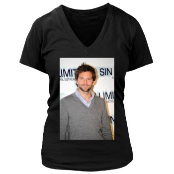 Bradley Cooper Women's Deep V-Neck TShirt