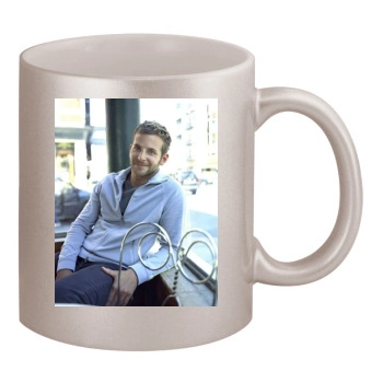 Bradley Cooper 11oz Metallic Silver Mug