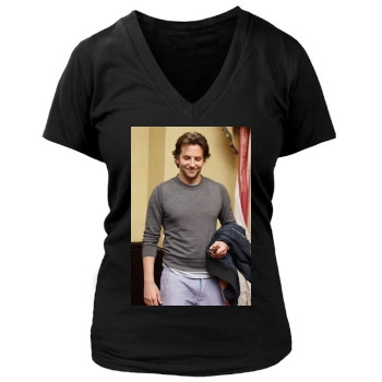 Bradley Cooper Women's Deep V-Neck TShirt