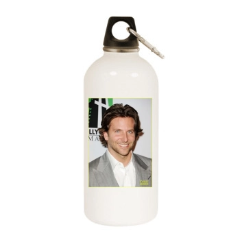 Bradley Cooper White Water Bottle With Carabiner