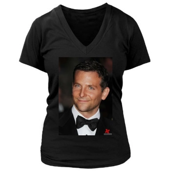 Bradley Cooper Women's Deep V-Neck TShirt