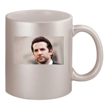 Bradley Cooper 11oz Metallic Silver Mug