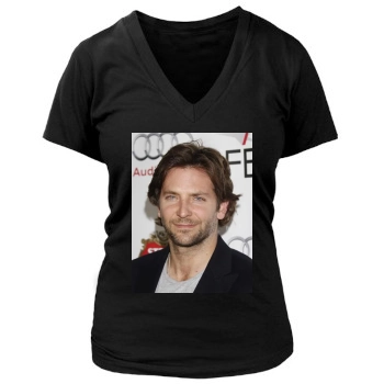 Bradley Cooper Women's Deep V-Neck TShirt