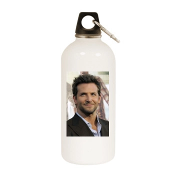 Bradley Cooper White Water Bottle With Carabiner