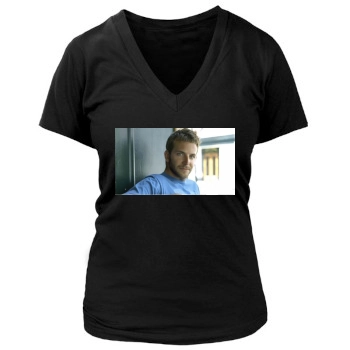 Bradley Cooper Women's Deep V-Neck TShirt