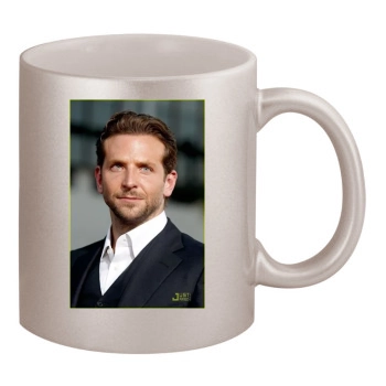 Bradley Cooper 11oz Metallic Silver Mug