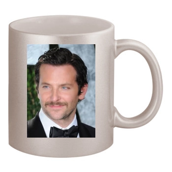 Bradley Cooper 11oz Metallic Silver Mug