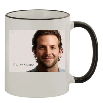 Bradley Cooper 11oz Colored Rim & Handle Mug