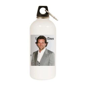 Bradley Cooper White Water Bottle With Carabiner