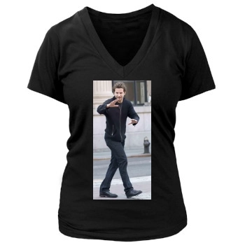 Bradley Cooper Women's Deep V-Neck TShirt