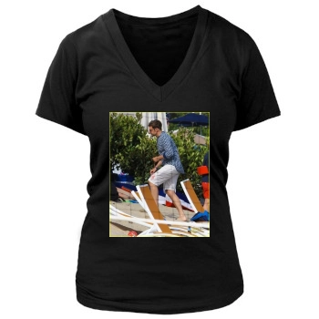 Bradley Cooper Women's Deep V-Neck TShirt