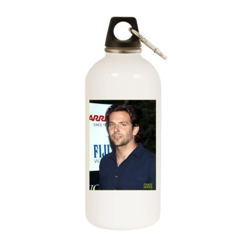 Bradley Cooper White Water Bottle With Carabiner