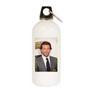 Bradley Cooper White Water Bottle With Carabiner