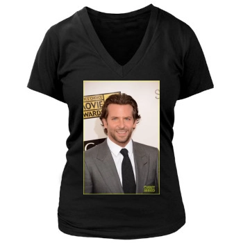 Bradley Cooper Women's Deep V-Neck TShirt