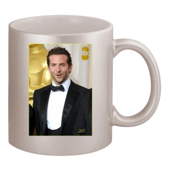 Bradley Cooper 11oz Metallic Silver Mug