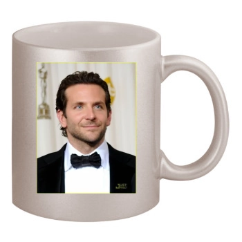 Bradley Cooper 11oz Metallic Silver Mug