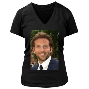 Bradley Cooper Women's Deep V-Neck TShirt