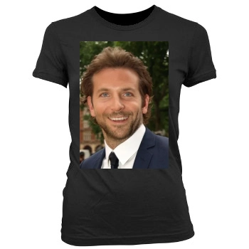 Bradley Cooper Women's Junior Cut Crewneck T-Shirt