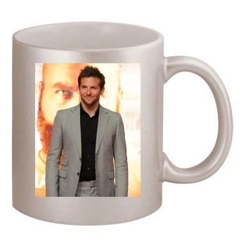 Bradley Cooper 11oz Metallic Silver Mug