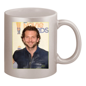 Bradley Cooper 11oz Metallic Silver Mug