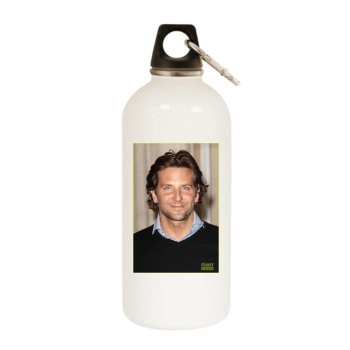 Bradley Cooper White Water Bottle With Carabiner